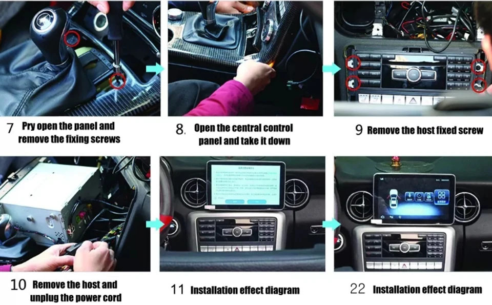 Perfect Car radio Android multimedia player 4G RAM For Mercedes Benz SLK 200 350 MB R172 2010~2015 10.25 inch touch screen GPS Carplay 11