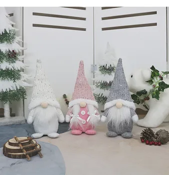 

Handmade Swedish Stuffed Toy Santa Doll Cloth Gnome Scandinavian Tomte Nordic Nisse Dwarf Elf Home Ornaments Christmas Santa