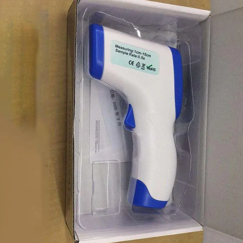 

2020HOT Temperature Measurement Infrared Baby Adult Forehead Non-contact Infrared Thermometer With LCD Backlight