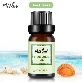 

Mishiu Sea Breeze Fragrance Oil For Aromatherapy Diffusers Air Freshening Lime,Coconut&Vanilla,Mandarin,Parma Violet Aroma 10ML