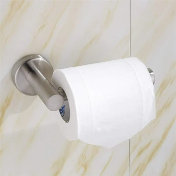 

Toilet Tissue Paper Roll Holder Stainless Steel Wall Mount for Bathroom Kitchen