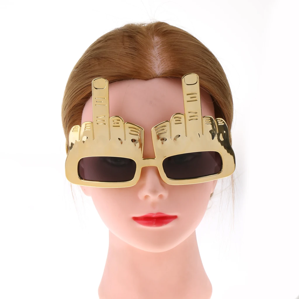 Funny Sunglasses Middle Finger Gesture Eyegalsses Party Fun Do Dress Up