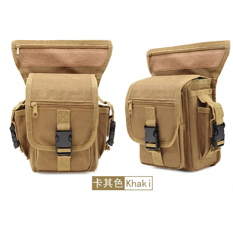 Khaki TIANHOO Открытый Тактический Многофункциональный поясной пакет тактический Открытый езда камуфляж поясная сумка - Цвет: Khaki