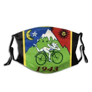 

Albert Hoffman Bicycle Day Non-Disposable Face Mask Anti Haze Dust Protection Cover Respirator Muffle Mask with Filters