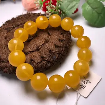 

Pure natural translucent amber bracelet Premium kralen armband dames koraliki damla kehribar tesbih kralen armband heren