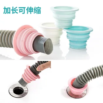 

2342 Deodorizing Extendable Pipeline Silicone Gasket Washing Machine Pool Sewer Floor Drain Pest Control Sealing Plug