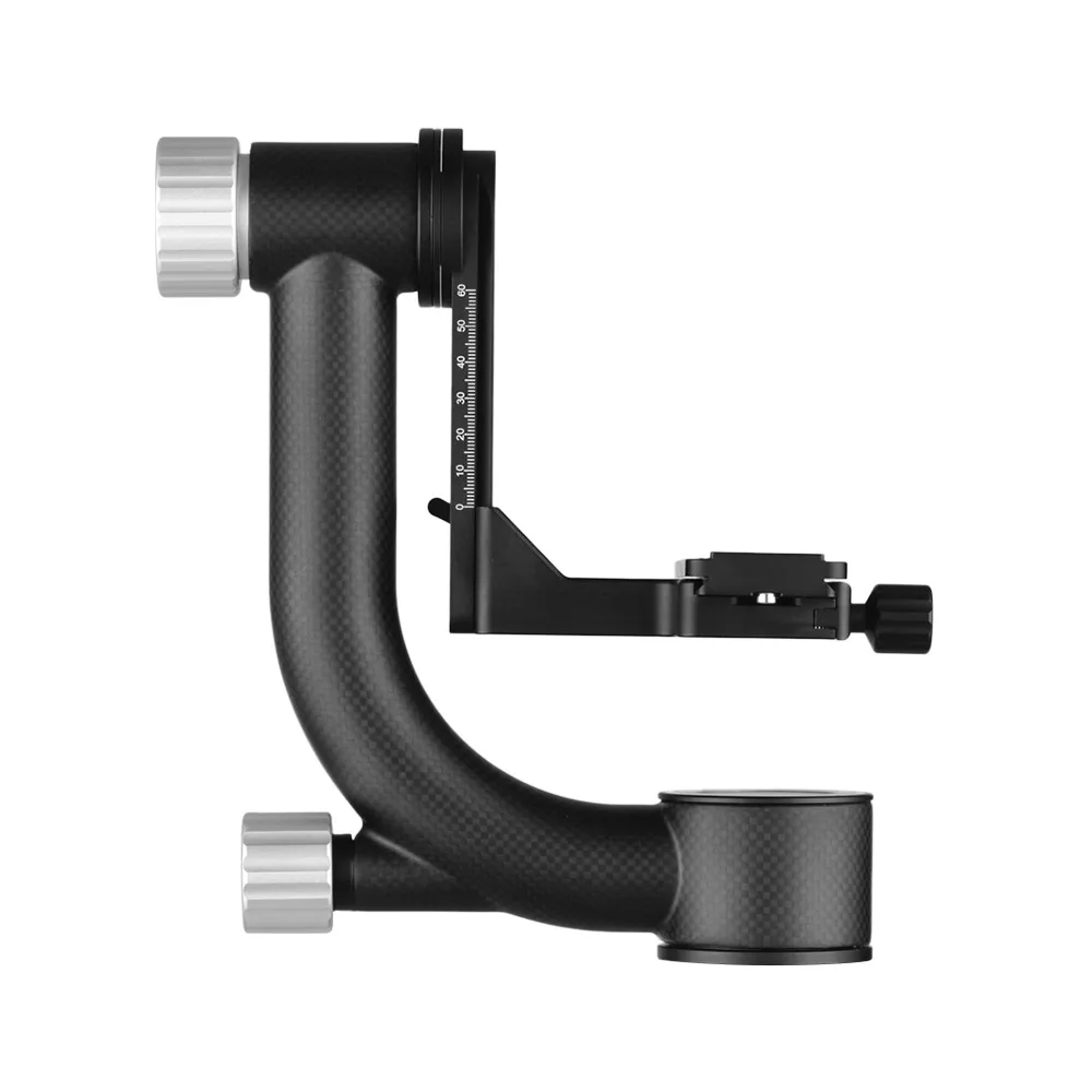 

Professional Carbon Fiber 360 Degree Panoramic Head Gimbal Tripod Ball Head with 1/4 Inch Screw