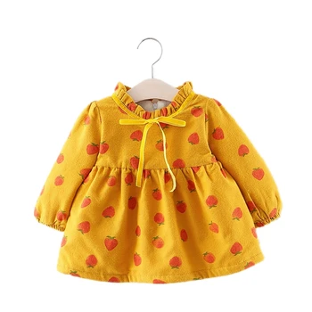 

Winter Toddler Girls Dress Thick Velvet Warm Princess Birthday Dress Lovely Newborn Baby Girl Dresses Party And Wedding Vestidos