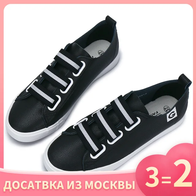 US $15.68 GOGC White Women Sneakers Breathable Soft Ladies Leather Shoes Autunm Casual Slip on Women Shoes Ca