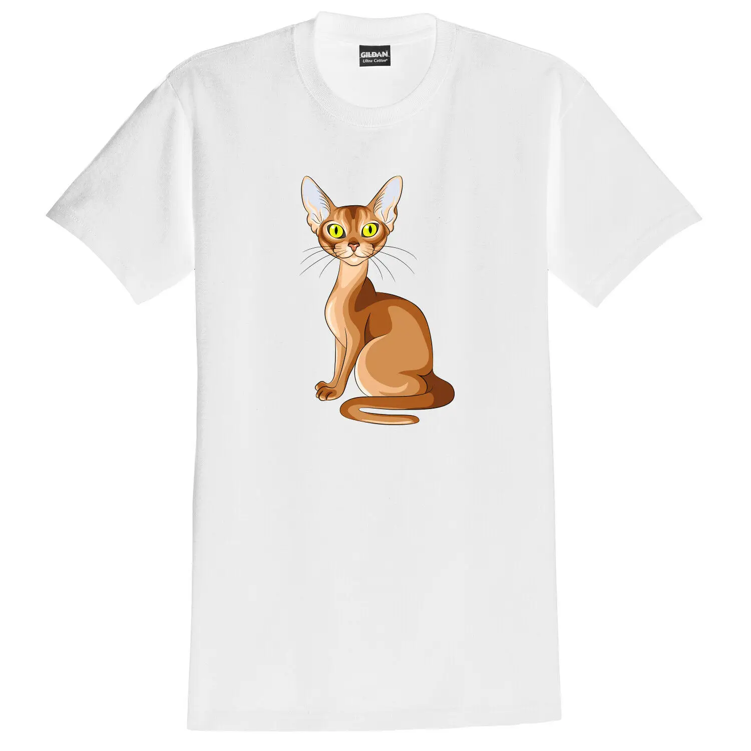 

Abyssinian Breed Cat Animal Print T-Shirt "SIZES & COLORS"