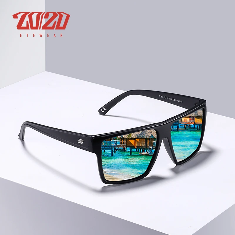 20/20 Brand Design New Polarized Sunglasses Men Sun Glasses Male Classic  Retro Mirror Eyewear Shades Oculos Gafas PL331