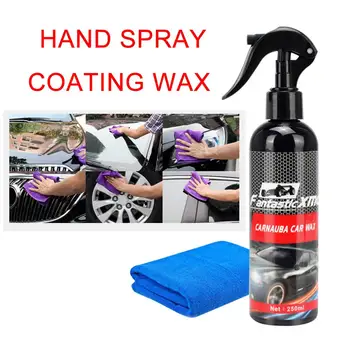 

250ml Spray Coating Wax Liquid Car Spray Coating Glazing Drain 3 Minutes Micro-Plating Anti-oxidation Brighter Paint Coating Wax