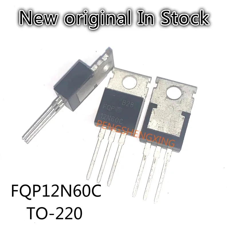 10 шт./лот FQP12N60C 12N60 MOS полевая трубка с эффектом 12 а 600 в TO-220 новая Оригинальная