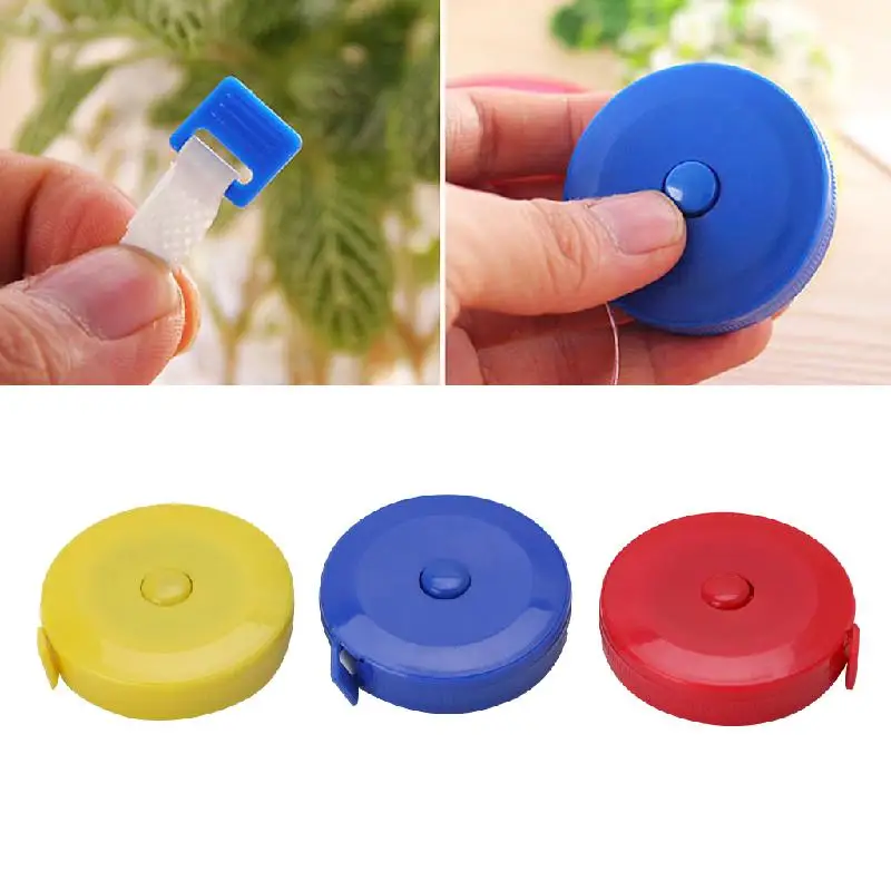 

Mini Tape Measure Retractable Ruler Tool Sewing Cloth Tailor Dieting 1.5m 60"