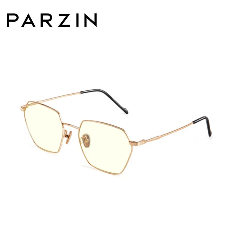 PARZIN Computer Glasses Anti Blue Light Goggles Blue Light Blocking Glasses Vintage Women Eyeglasses Frame 162002