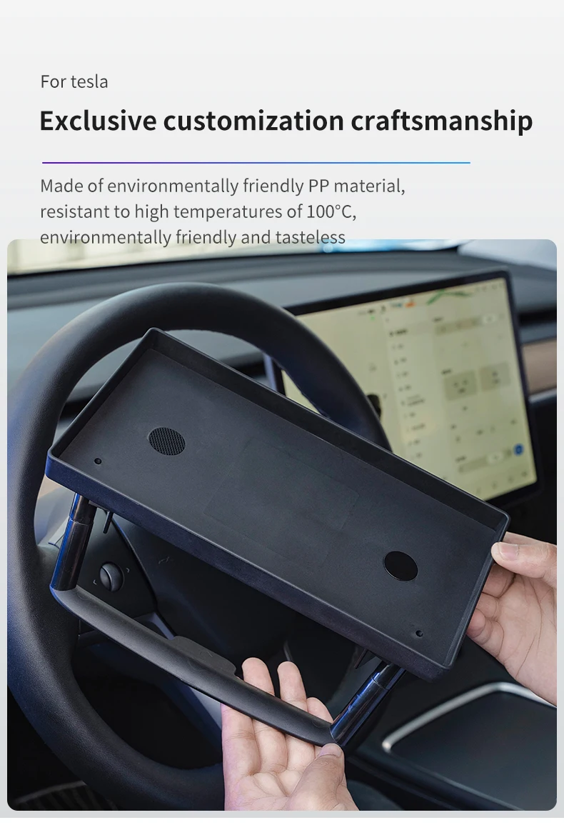 For Tesla Model 3/Model y napkin holder Navigate screen hidden tissue box Car ra