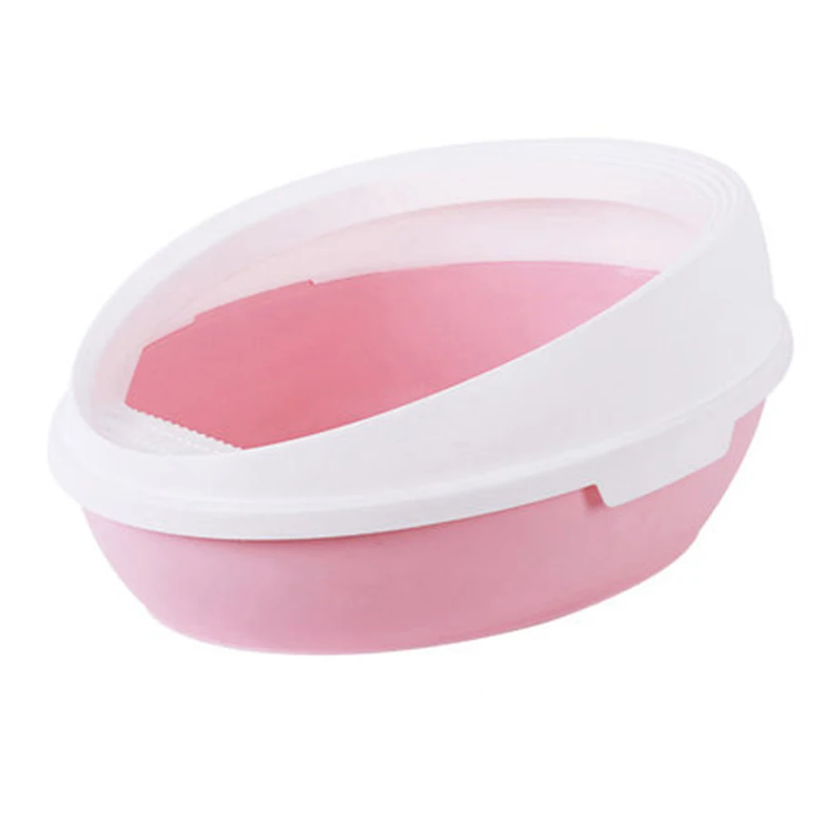 

Semi-closed Cat Litter Box Toilet Pet Wc Cat Toilet Clean Basin Toilet Training Kit Inodoro Arenero Gato Pets Products 30MC15