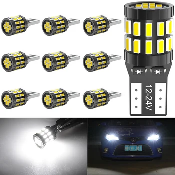 

10x No Error T10 Clearance Interior Lamp W5W Led Bulb 2825 Car Parking Light For VW Golf 4 5 7 6 Passat B5 B6 B7 Touareg Tiguan