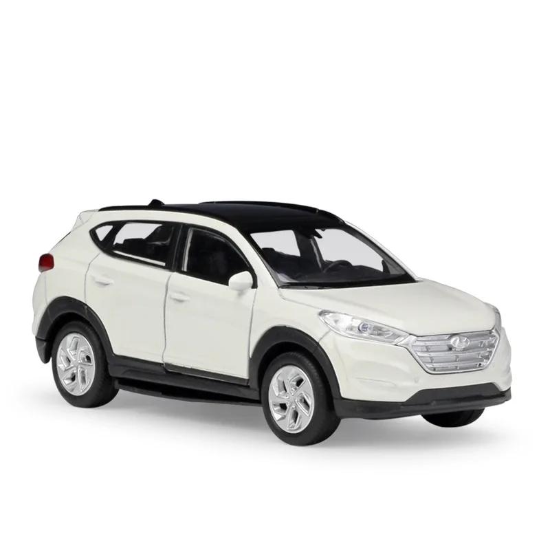 1/36 масштаб пикапа SUV металлическая литая модель автомобиля оттягивающийся автомобиль подарок на день рождения/Рождество - Цвет: Tucson-W