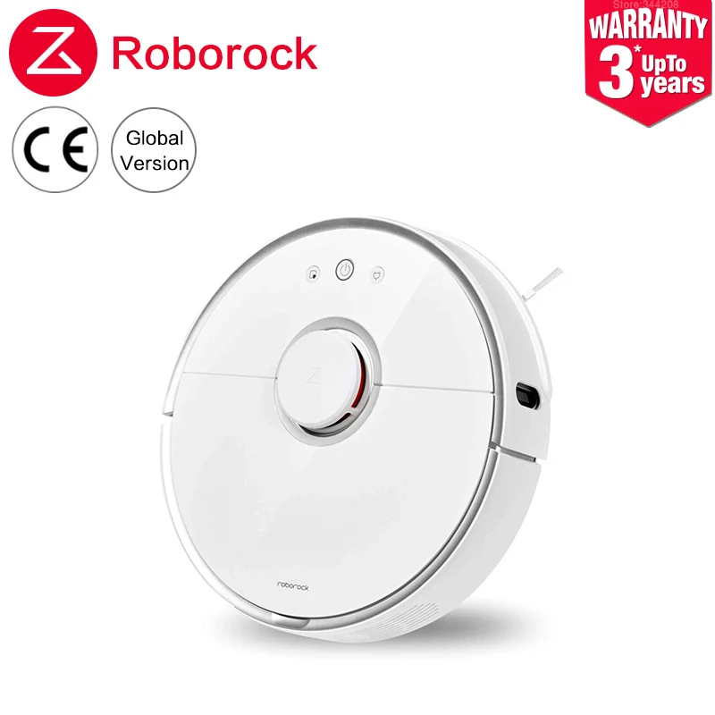 

Roborock S50 Robot Vacuum Cleaner 2 Smart Cleaning Automatic Sweeping Wet Mopping App Control Auto Charge Planning Patch White