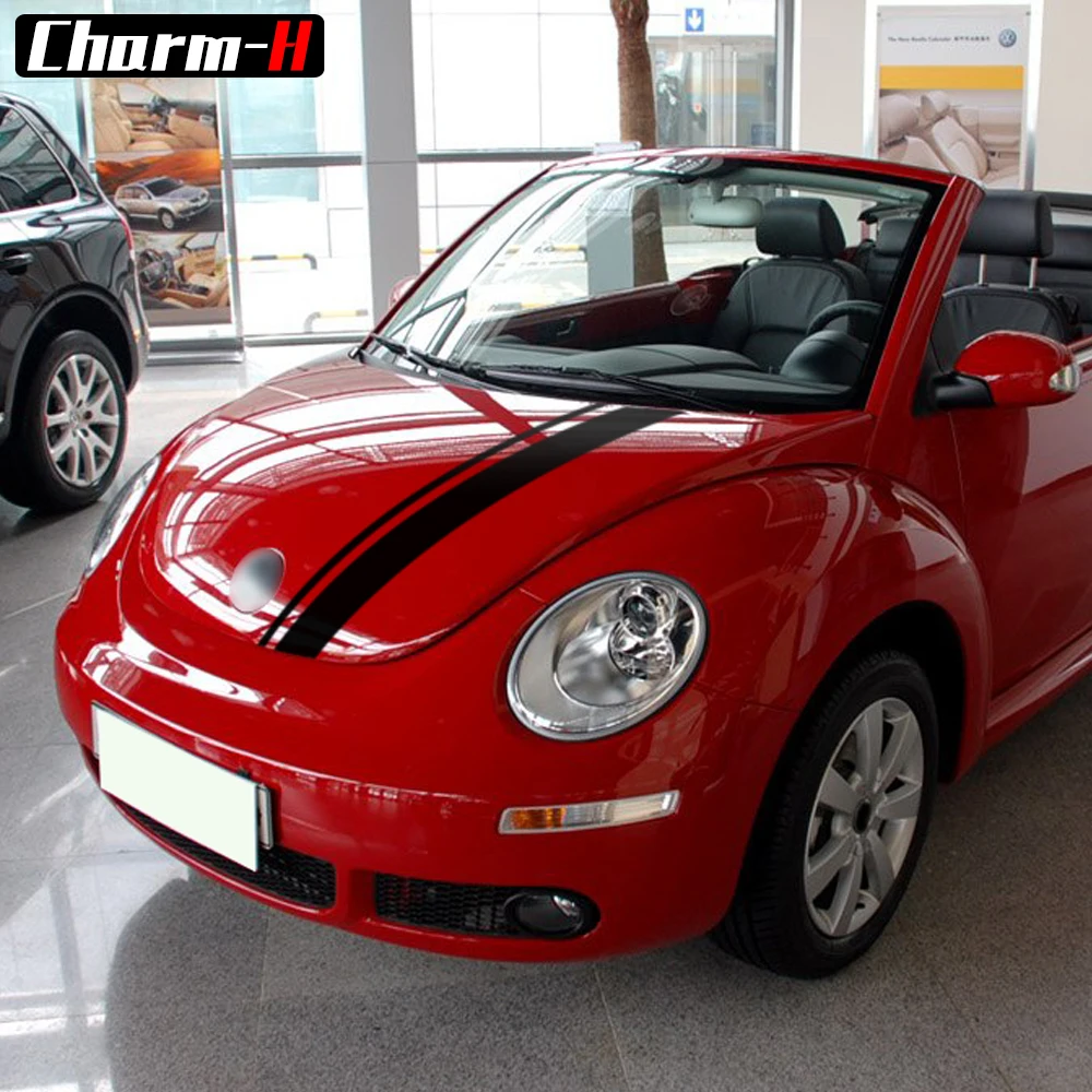 Автомобильный Стайлинг полосы кузова виниловые наклейки комплект для Volkswagen Beetle
