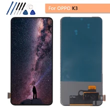 ЖК-дисплей для Oppo K3 lcd s кодирующий преобразователь сенсорного экрана в сборе Замена для Oppo k3 lcd дисплей