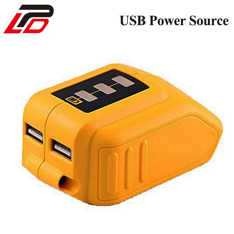USB-источник питания для Dewalt DCB090 14 4 В 12 В/20 в беспроводной электроинструмент