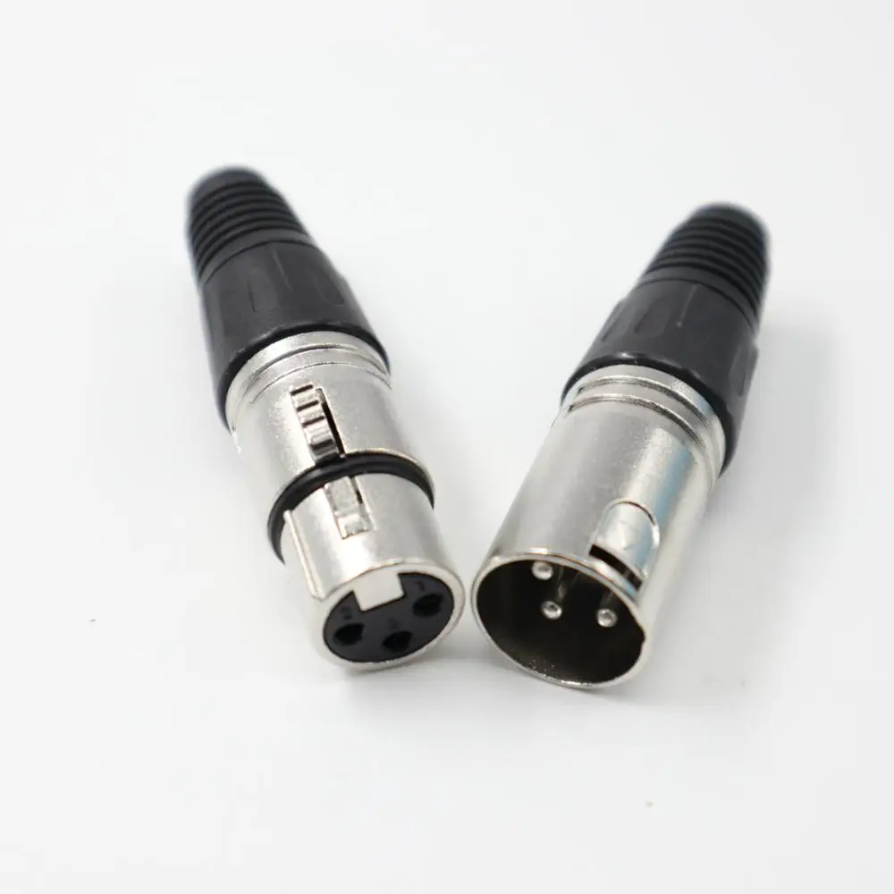 10PCS Quality XLR Connector Plug 3pin Mic Plug Jack For NEUTRIK NC3MXX NC3FXX