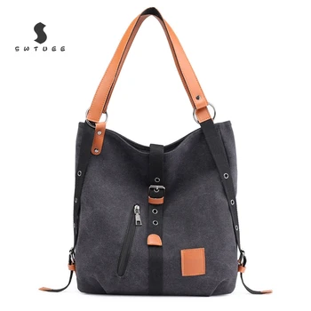 

New Women's Casual Shoulder Bag Large Capacity Canvas Handbag for Ladies Wild Crossbody Bag Multifunctional Messenger Bag
