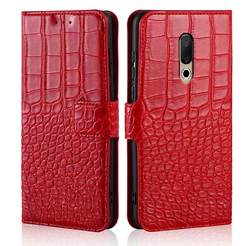 phone Case for Meizu 15 Plus Case Crocodile texture leather flip Case for Meizu 15 Plus Case Cover meizu phone case with stones