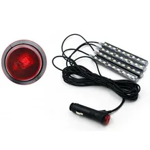 Автомобильная лампа в уличный светильник, одна тяга, четыре светодиодных полосы Blueray 9 светодиодный* 4 светодиодный автомобильный светильник