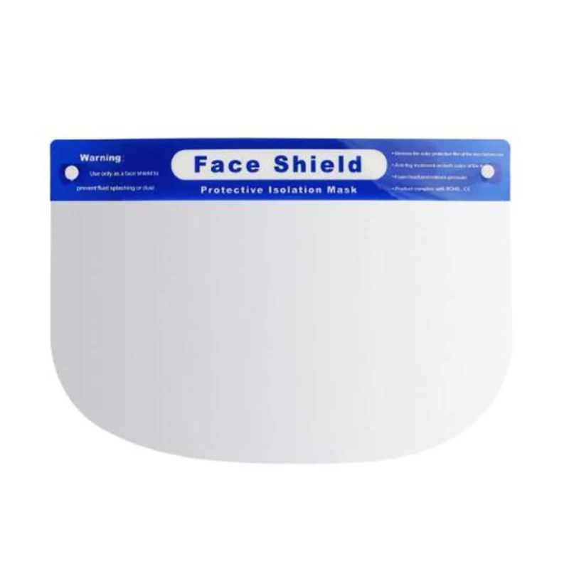 

20Pcs Protective Mask Adjustable Clear Face Mask Anti-Fog Anti-Droplets Full Protection Hat Face Shield for Full-Face