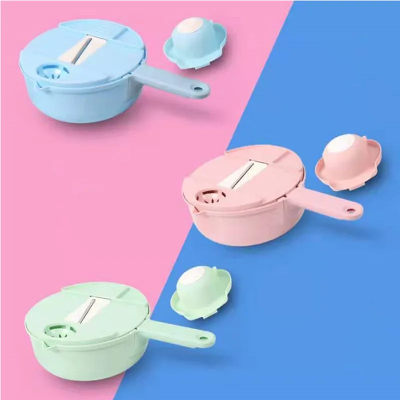 Круглая многофункциональная овощерезка|Защита для пальцев| |