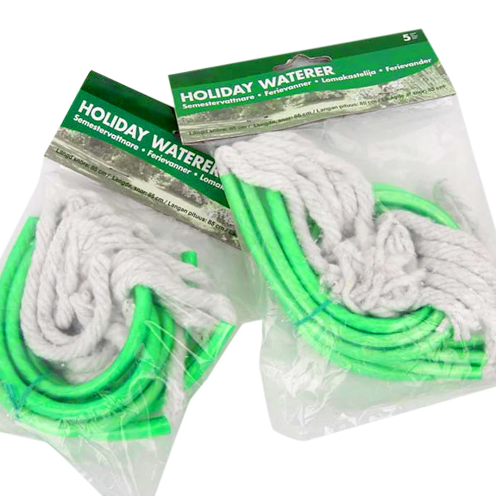 New Hot Garden Round Self-Watering System 5Pcs Cotton Core Rope DIY Watering Device Drip Irrigation Waterer Tools | Дом и сад