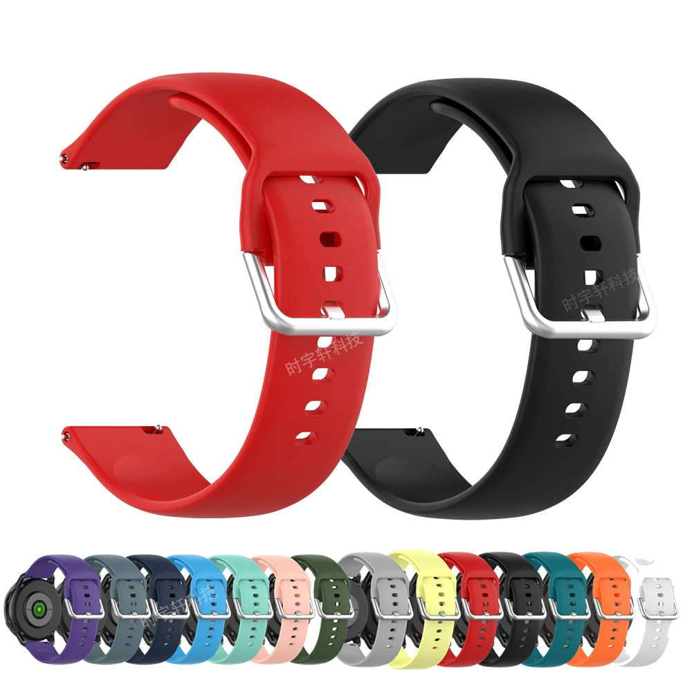 Cinturino Orologio 20Mm Per Garmin Vivoactive 3 Music/Vivoactive Hr/Vivoactive 3/Forerunner 645 245 245M Sport Silicon Smart Wristband