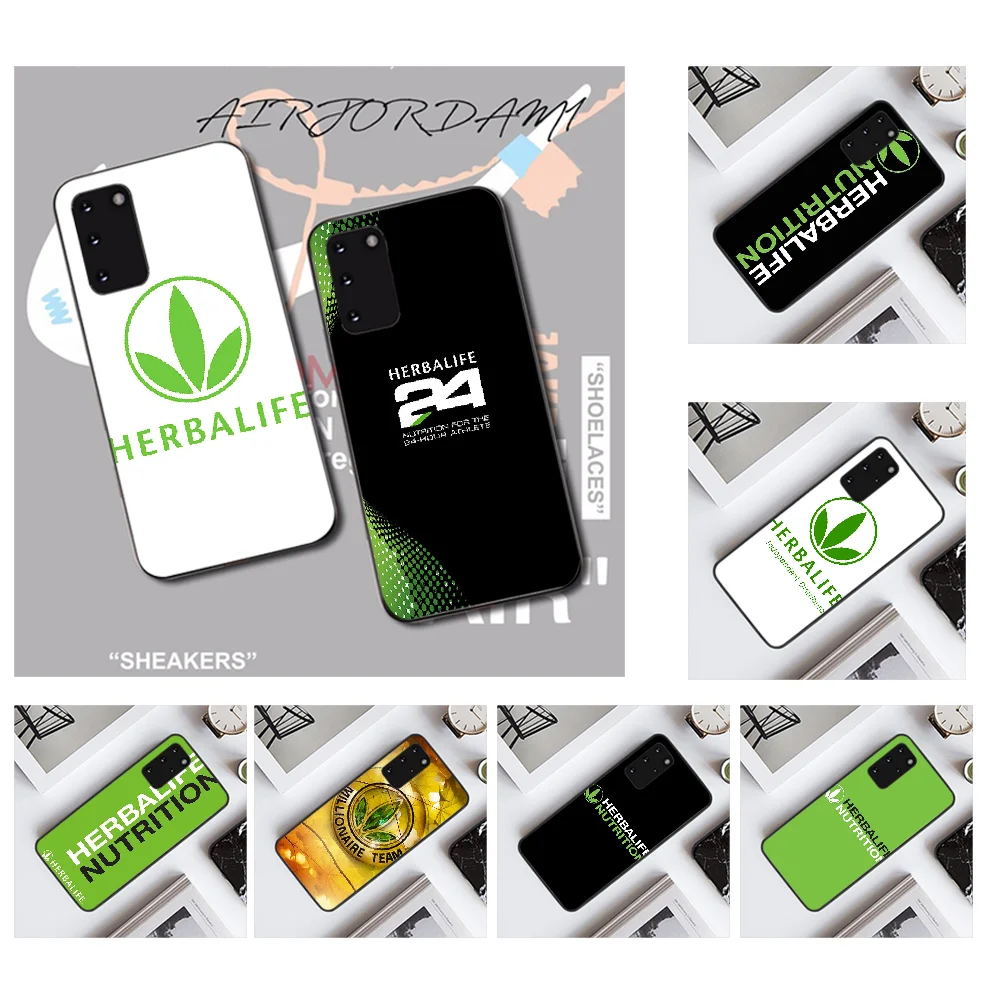 

NBDRUICAI Herbalife Colorful Black TPU Soft Rubber Phone Cover for Samsung S20 plus Ultra S6 S7 edge S8 S9 plus S10 5G