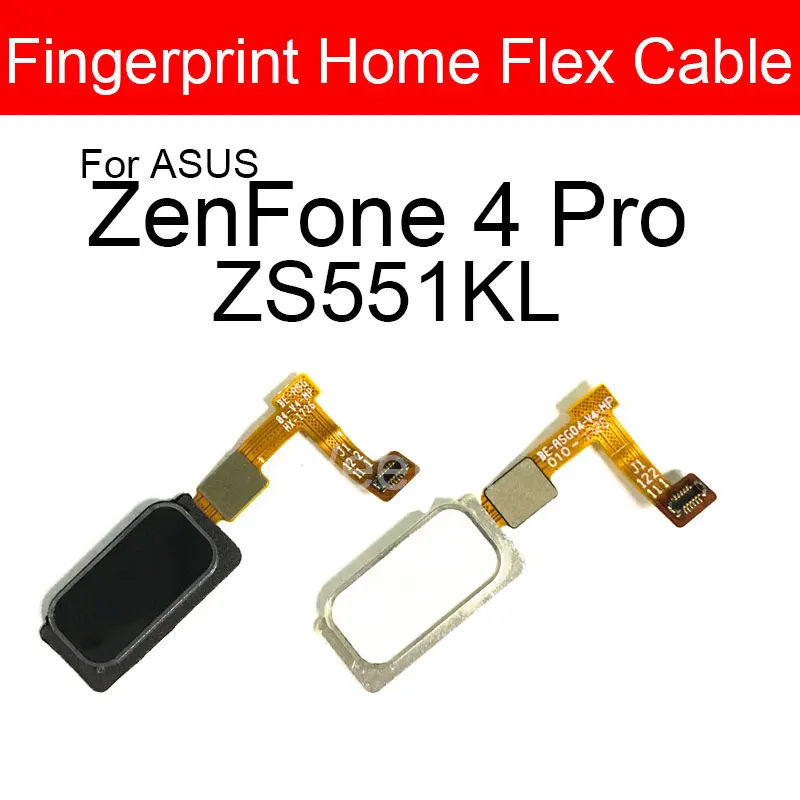 

Home Button Fingerprint Sensor Flex Cable For Asus ZenFone 4 Pro ZS551KL Menu Fingerprint Scanner Return Key Repair Parts