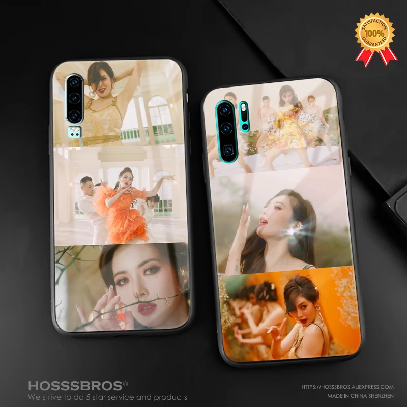 Мягкий силиконовый стеклянный чехол Hyuna для Huawei Honor V Mate P 9 10 20 30 Lite Pro Plus Nova 2 3 4 5 |
