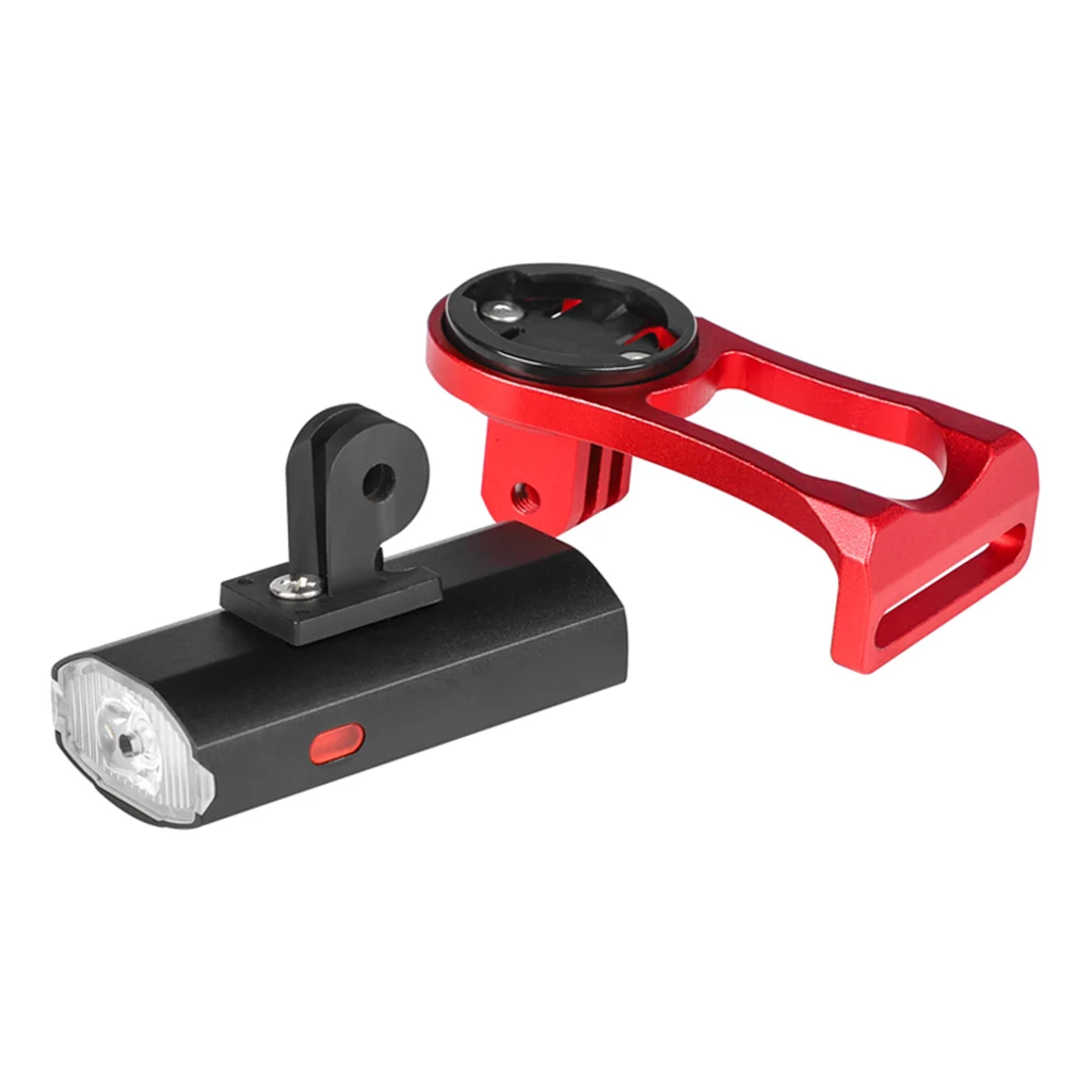 2in1 6 Light Modes Front Stem Rack 2000mAh Battery Stopwatch Stem Holder