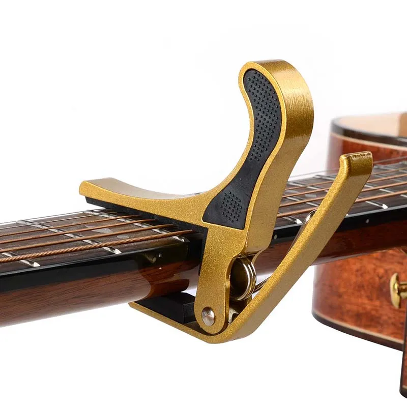 Aluminium Alloy Quick Change Clamp Key Acoustic Classic Guitar Capo For Tone Adjusting