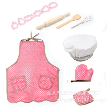 

Kitchen Toy Children Cooking Utensils Kitchen Supplies Set Chef Set For Kids Cooking Play Set With Apron Chef Kid Gift
