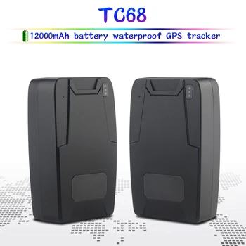 

TC68 With Strong Magnetic GPS Tracker For Car Positioning Device Add 12000mAh Long Standby Drop Alarm Free Tracking GPS Locator