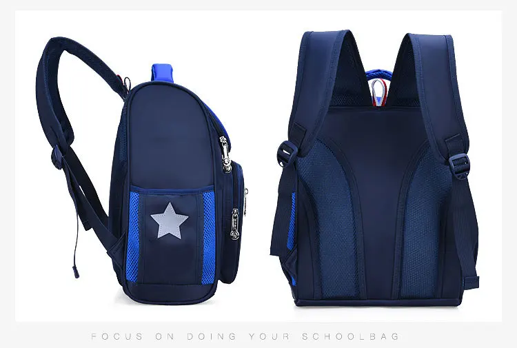 Детская школьная сумка Светоотражающие дизайн для мальчиков и девочек большой Ёмкость нейлоновые школьные сумки рюкзак