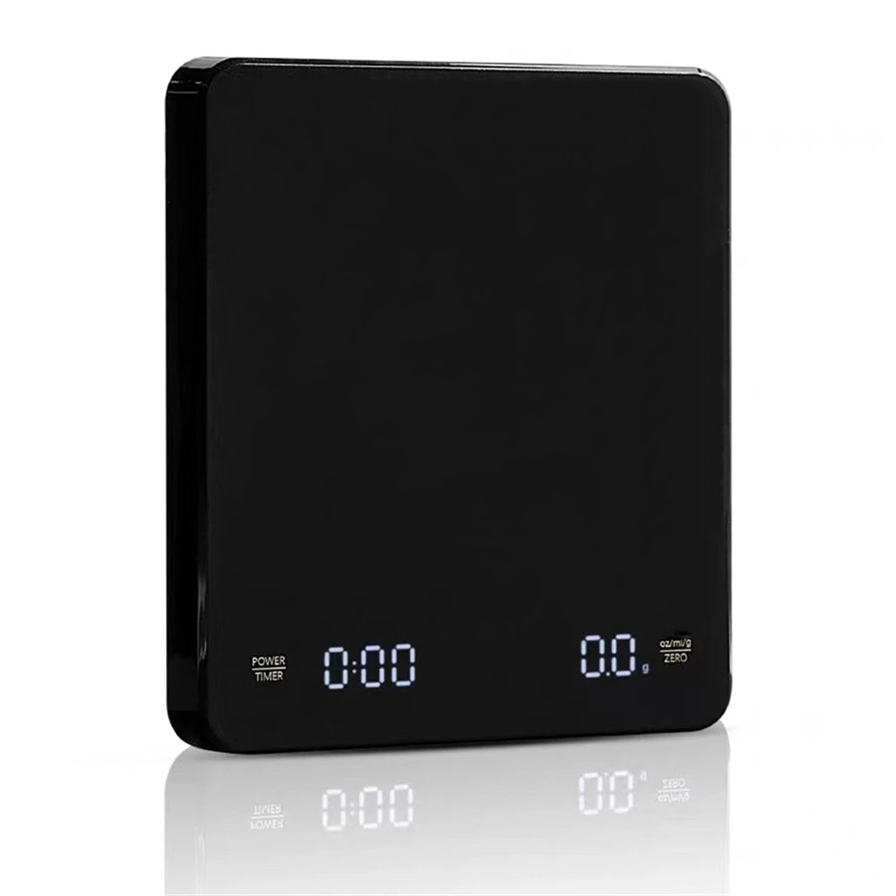 

USB Charging Coffee Scale Timing Hand Brewing Coffee Electronic Scale Household Kitchen Scale 3KG/0.1g LED Screen Weight Tools