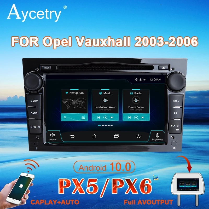 PX6 автомобильное радио 2din Android 10 GPS Авторадио для opel Vauxhall Astra H G J Vectra Antara Zafira Corsa Vivaro