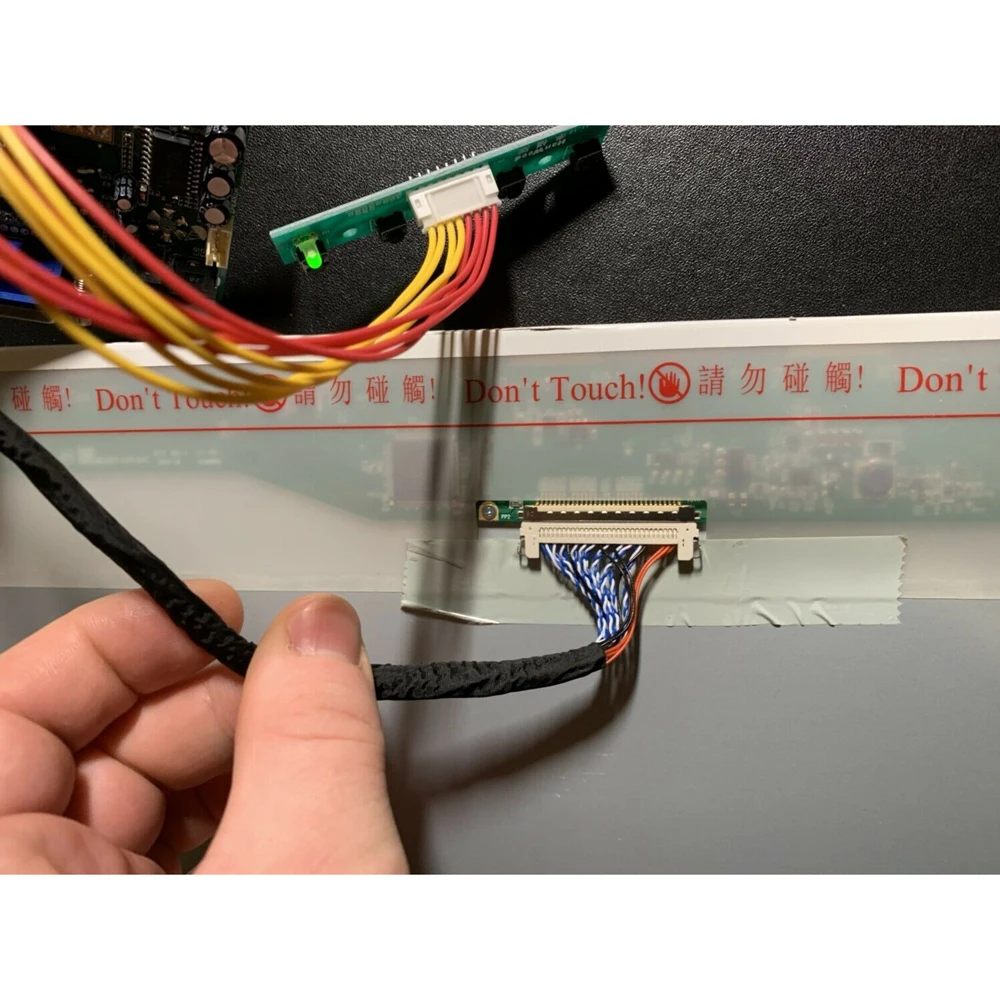 Placa de Controle para Placa de Vídeo Compatível com Hdmi Vga e Dvi Lm240wu2 sl 1920x1200 Tela Lcd de 24 Polegadas - Imagem 2