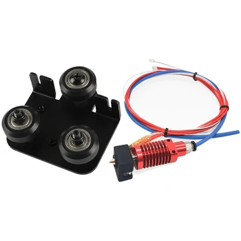 

1 Pcs 3D Extruder Back Support Plate Extruder Back Support Plate & 1 Set 3D Printer 24V Extruder Hot-Terminal Kit