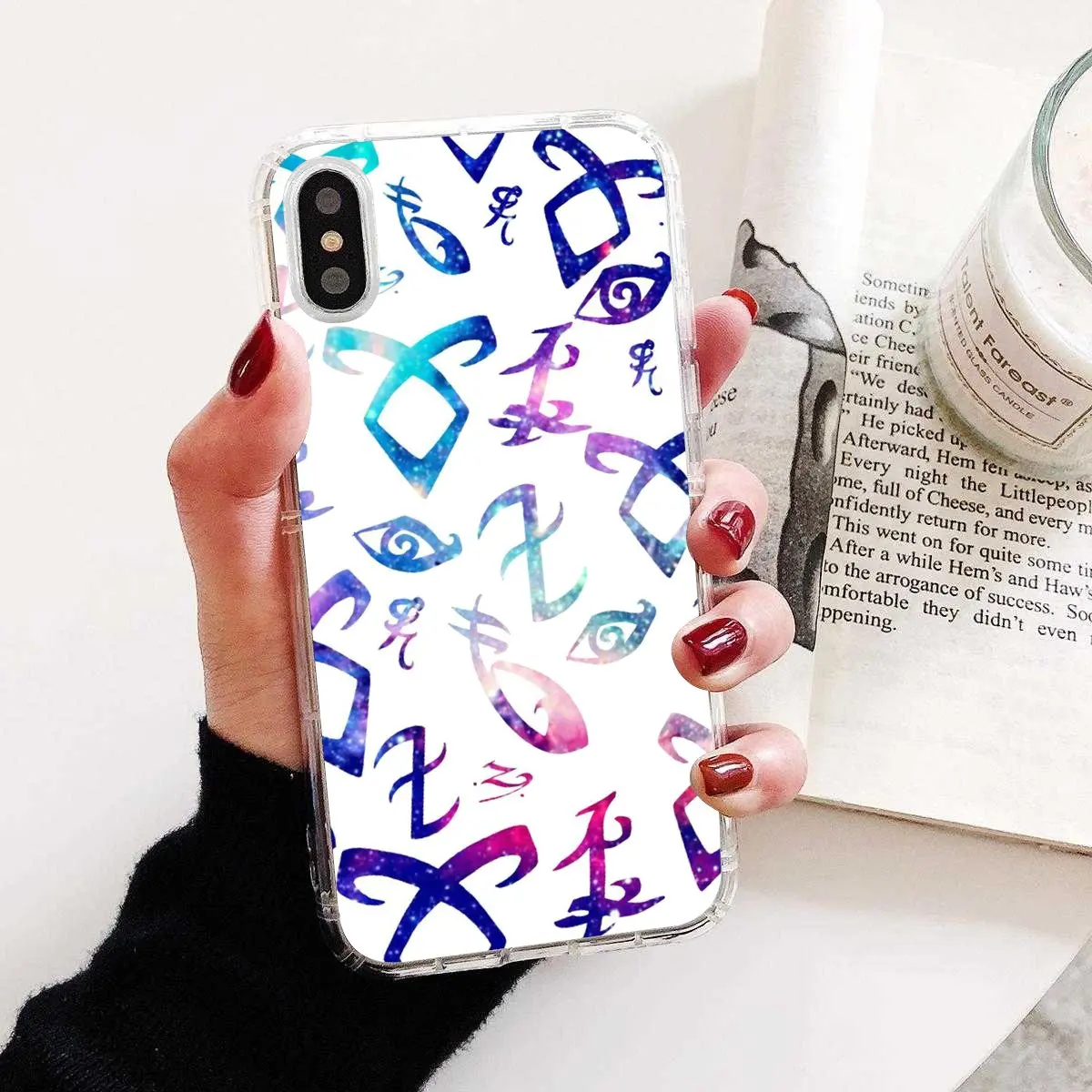 Buy Silicone Phone Case For Huawei Honor Y5 2018 2019 8S 9X Pro 20 10 10i Lite American Tv Shadowhunters runes | Мобильные телефоны