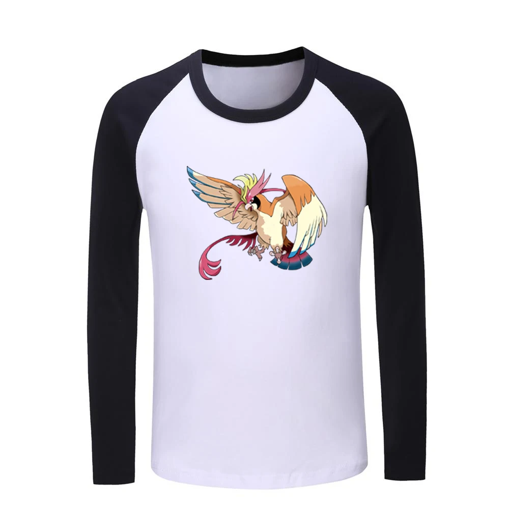 

Cute Cartoon Pokemon Pidgeot Pidgey Pattern Kids T-shirts Childs Graphic Tee Shirts Boys Girls Tops Long Sleeve Christmas Gift