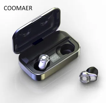 

TWS IPX5 LED Display Wireless Charging Box 5.0 Bluetooth Earphone Multi-functional Waterproof Sports earphone
